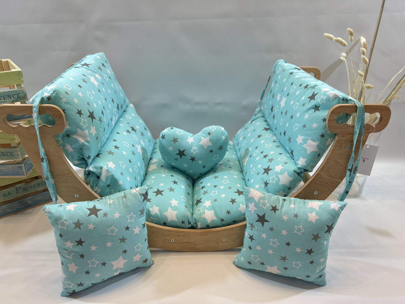 Дитячий тренажер з матрасом Paradox Арка Піклер з натурального дерева (2901202344) - фото 3