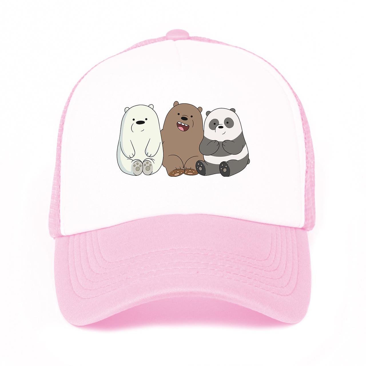 Кепка тракер детская We Bare Bears Розовый (33404-1774-PK)