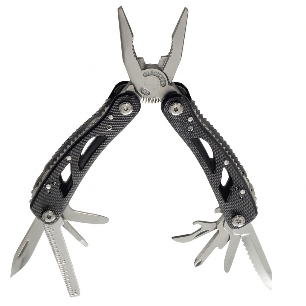 Мультитул складной Traveler MT629 с набором бит 16 см Black (30835805)