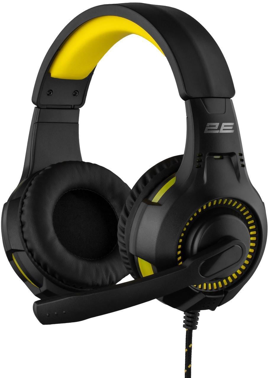 Гарнитура игровая 2E GAMING HG300 LED 3,5 мм Черный (2E-HG300BK)