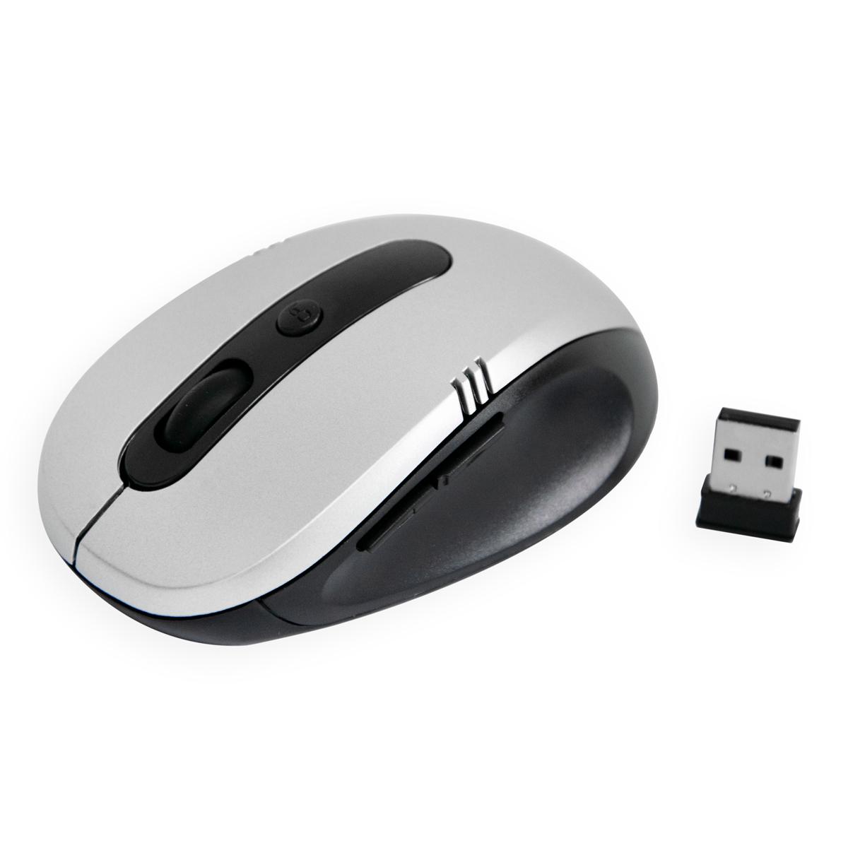 Мишка бездротова для комп'ютера Wireless mouse G-108 Сірий/Чорний (1009881-Gray)