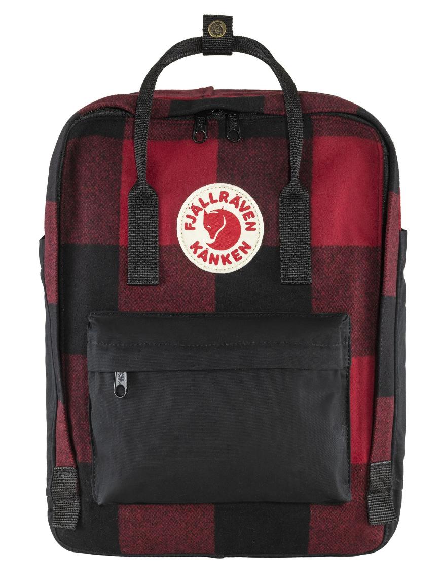 Рюкзак Fjallraven Kanken Re-Wool Red-Black (1004-23330.320-550)