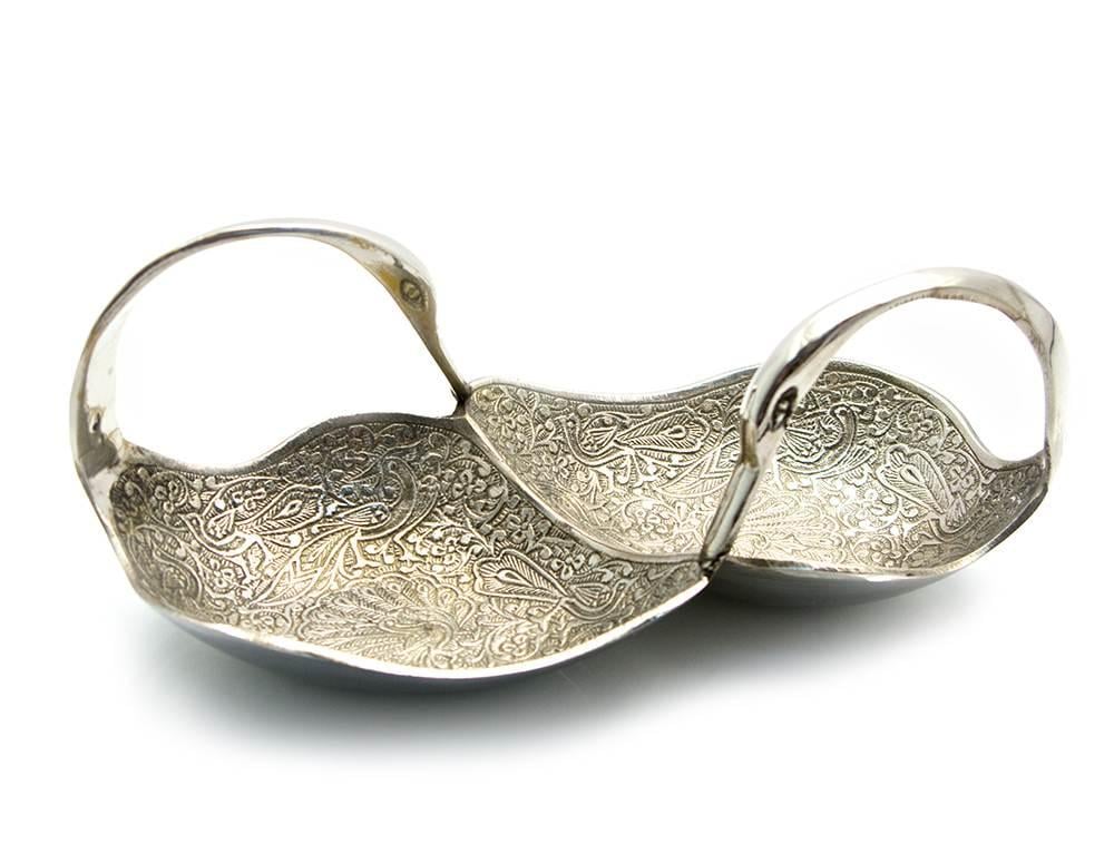 Менажниця лебеді Хром 18,5х7,5х9 см (1718)