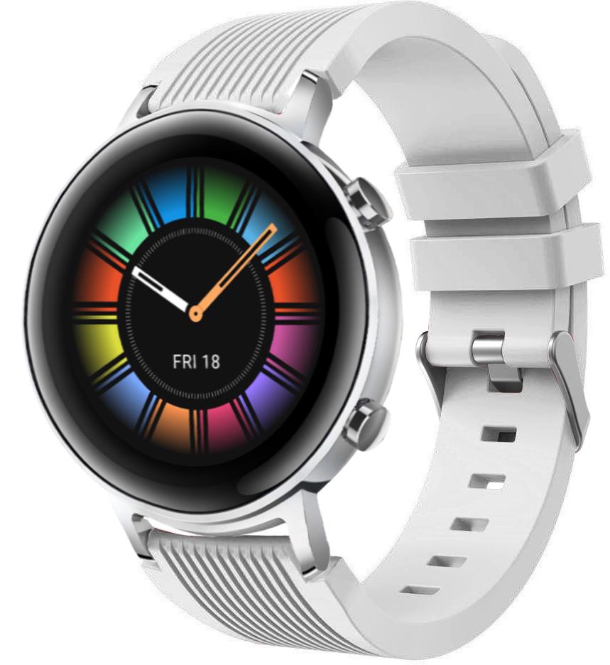 Ремешок Line для Huawei Watch GT 2 42 мм White (19429) - фото 1 Ремешок Line для Huawei Watch GT 2 42 мм White (19429) - фото 1