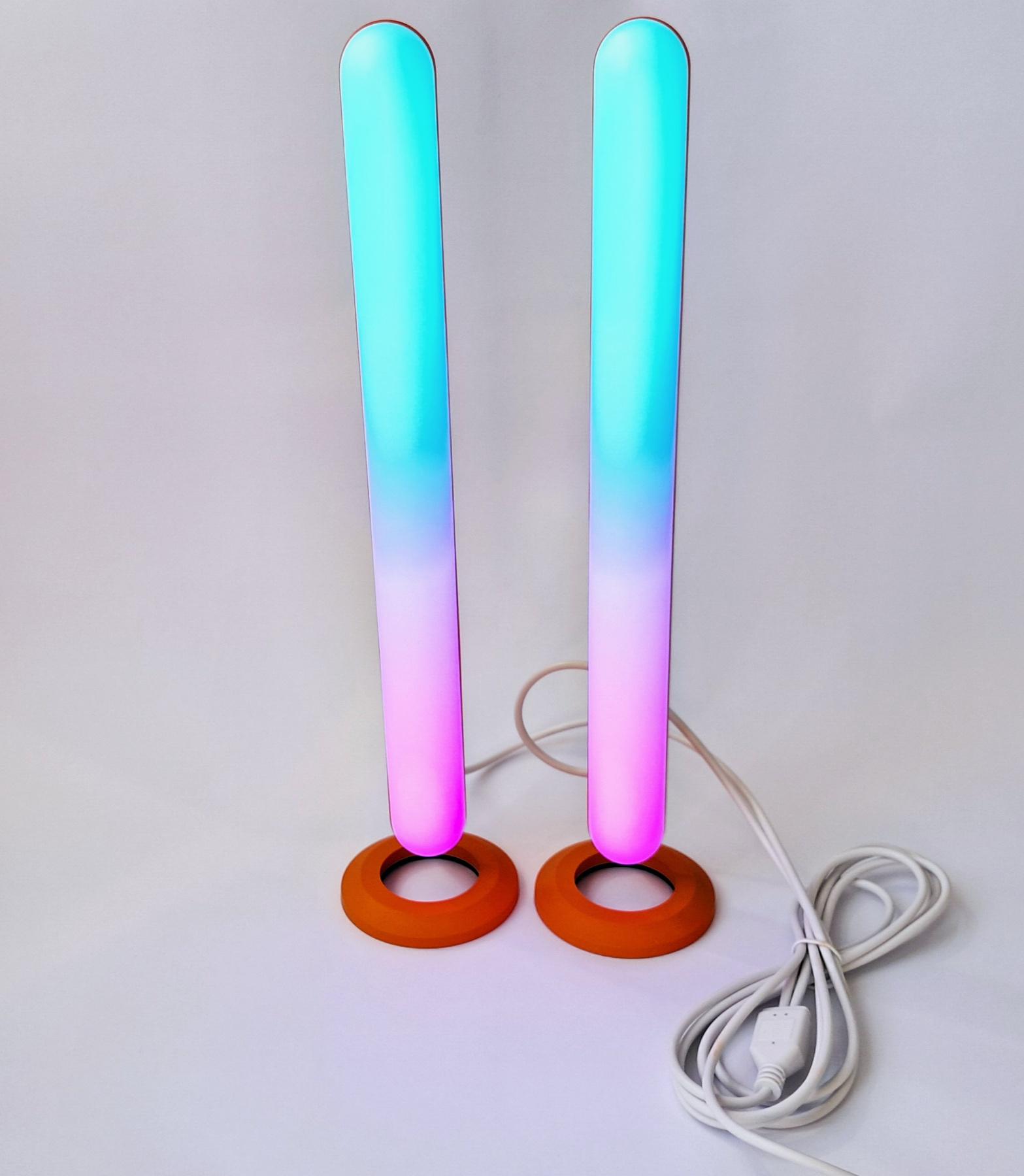 Панелі світлодіодні розумні RGB 2 шт управління з пульта та телефону (SKS-JZ-17) - фото 11 Панелі світлодіодні розумні RGB 2 шт управління з пульта та телефону (SKS-JZ-17) - фото 11