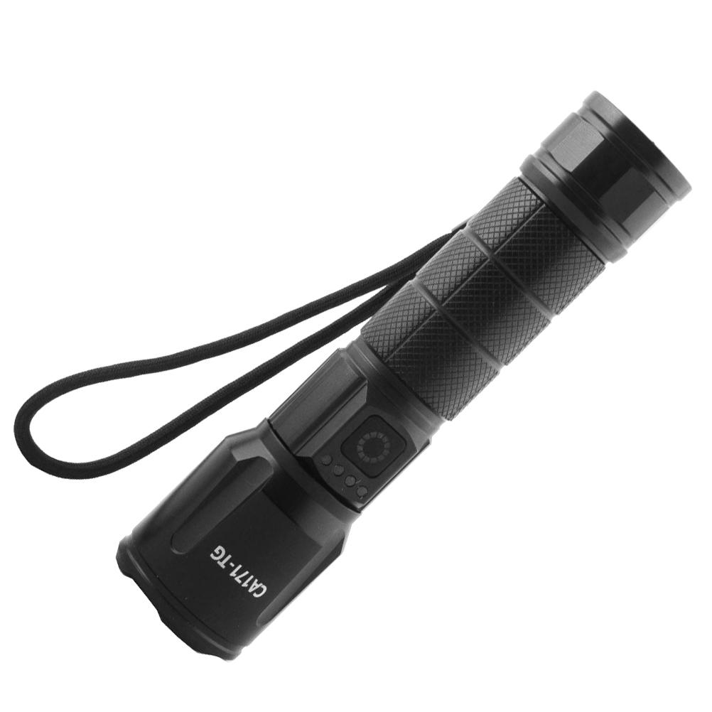 Фонарь CA171-PM10-TG 30W Zoom USB-C Power Indicator Черный (613542) - фото 1 Фонарь CA171-PM10-TG 30W Zoom USB-C Power Indicator Черный (613542) - фото 1