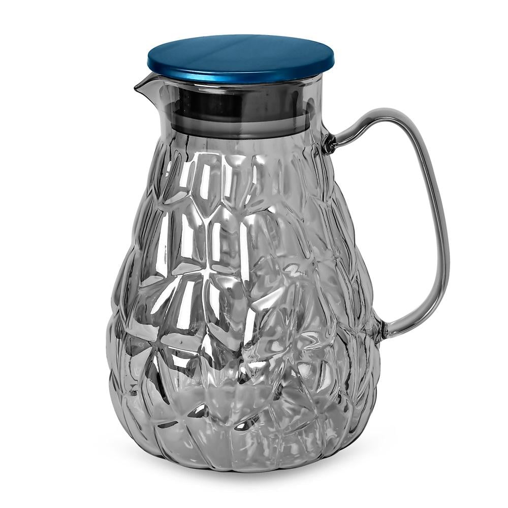 Графин из стекла Stenson R92769-S с пластиковой крышкой 1,8 л (601897)