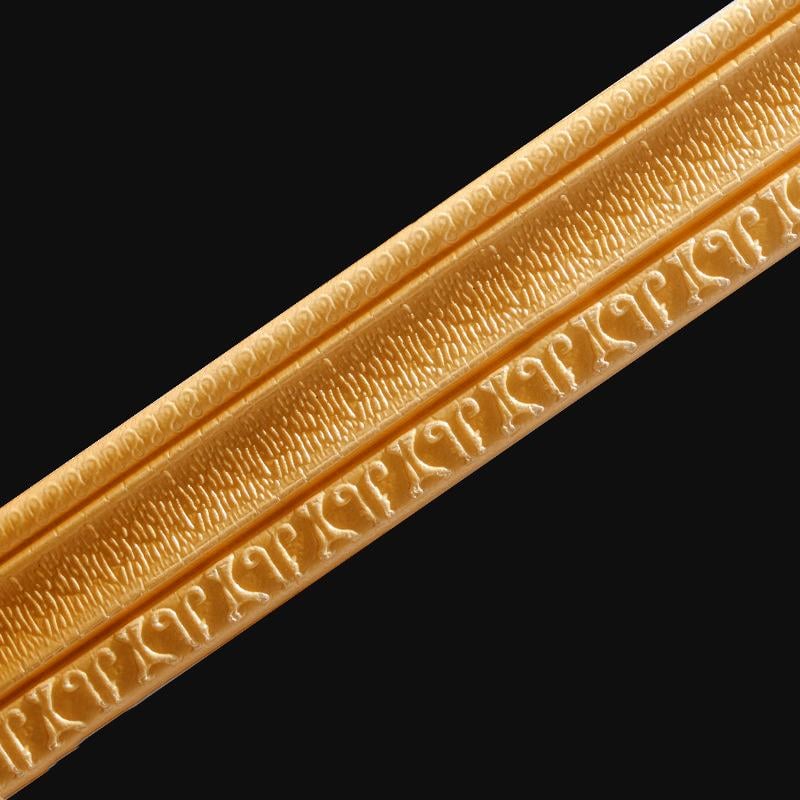 Плінтус гнучкий самоклеючий універсальний 230x5 см Золотистий (2743948095) - фото 9
