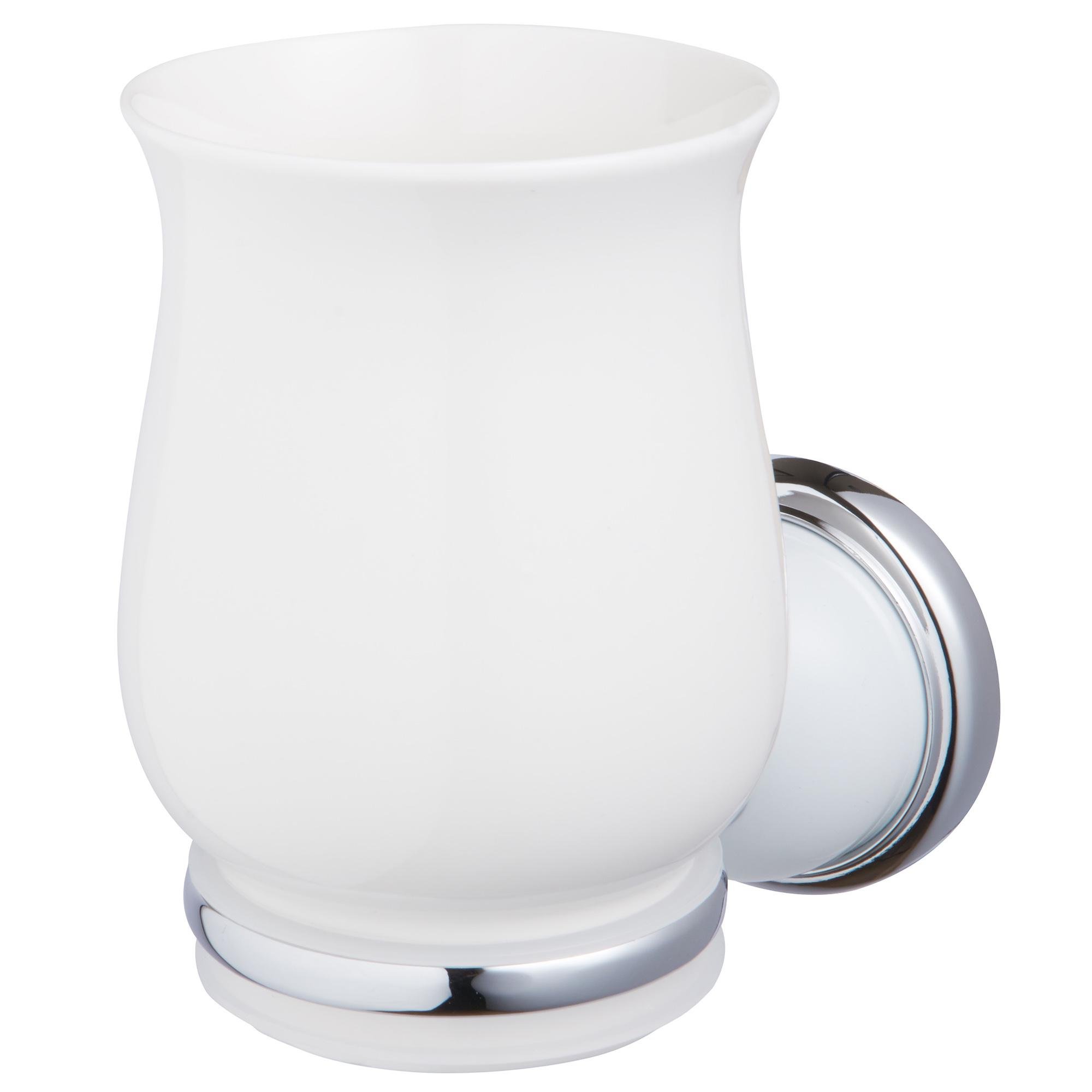 Стакан для зубних щіток Bisk GRENADA BF кераміка 11х8 см Білий (06904)