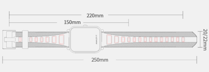 Ремешок для смарт-часов MiJobs Sport Youth силиконовый 20 мм Серый/Желтый (1991P) - фото 2 Ремешок для смарт-часов MiJobs Sport Youth силиконовый 20 мм Серый/Желтый (1991P) - фото 2