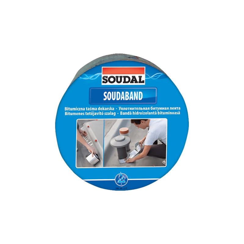 Лента монтажная битумная Soudal SOUDABAND 225мм x 10м терракот (00004000000SB2250T)