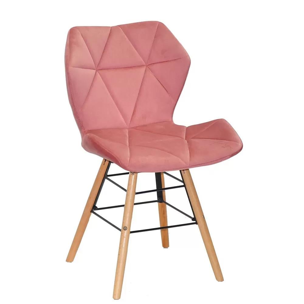 Стул MILOS Q бархат Терракотовый (114374) Стул MILOS Q бархат Терракотовый (114374)