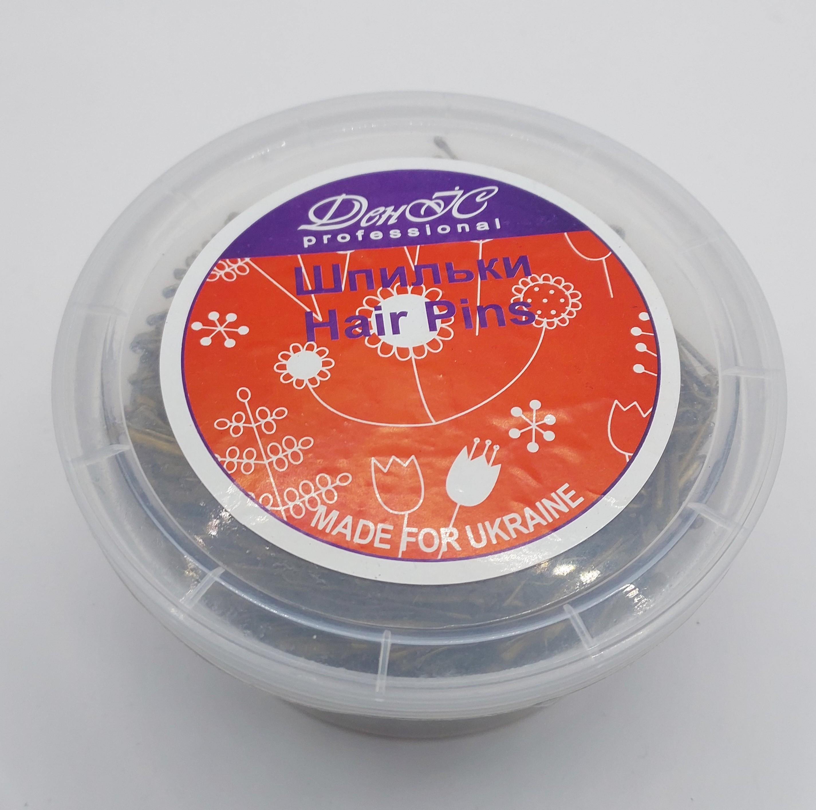 Невидимки для волосся ДенІС professional 50 мм 600 шт. Золотий - фото 3