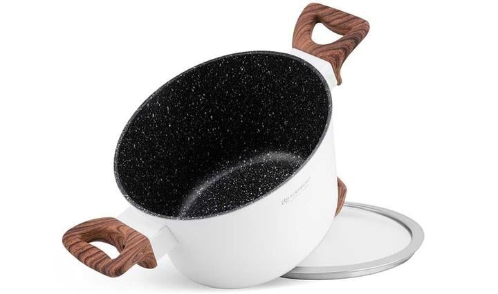 Набір кухонного посуду Edenberg EB-5622 з антипригарним мармуровим покриттям з 15 пр. (EB-5622) - фото 3 Набір кухонного посуду Edenberg EB-5622 з антипригарним мармуровим покриттям з 15 пр. (EB-5622) - фото 3