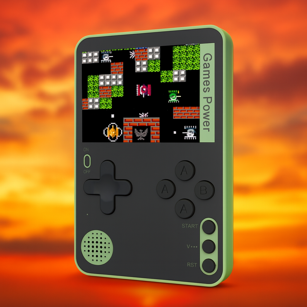 Ігрова приставка міні K10 +500 ігор з екраном 2,4" з іграми 8bit Зелений (2760308548)