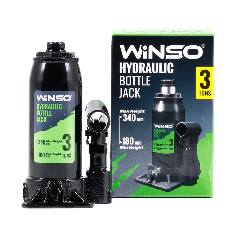 Домкрат гідравлічний пляшковий Winso 3 т (33551) - фото 2