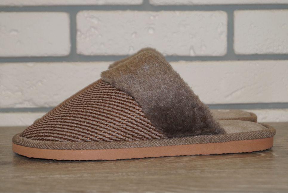 Тапочки чоловічі домашні Sollaza р. 39/40 25,5 см Коричневий (31418-3940) - фото 3 Тапочки чоловічі домашні Sollaza р. 39/40 25,5 см Коричневий (31418-3940) - фото 3