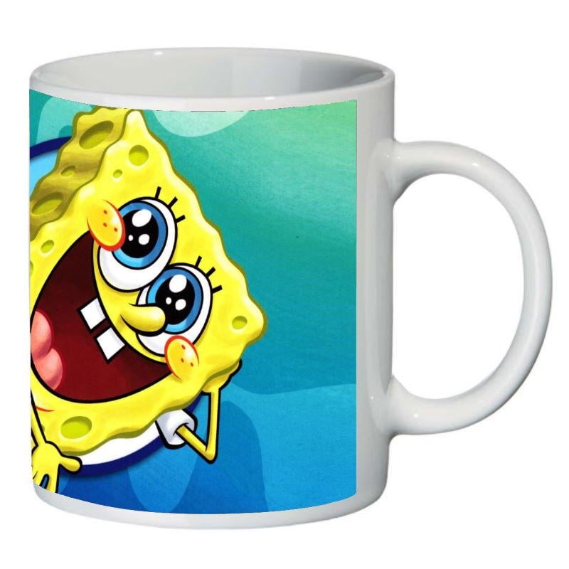 Кружка с принтом SuperCup Губка Боб квадратные штаны (SC-SB-0025)