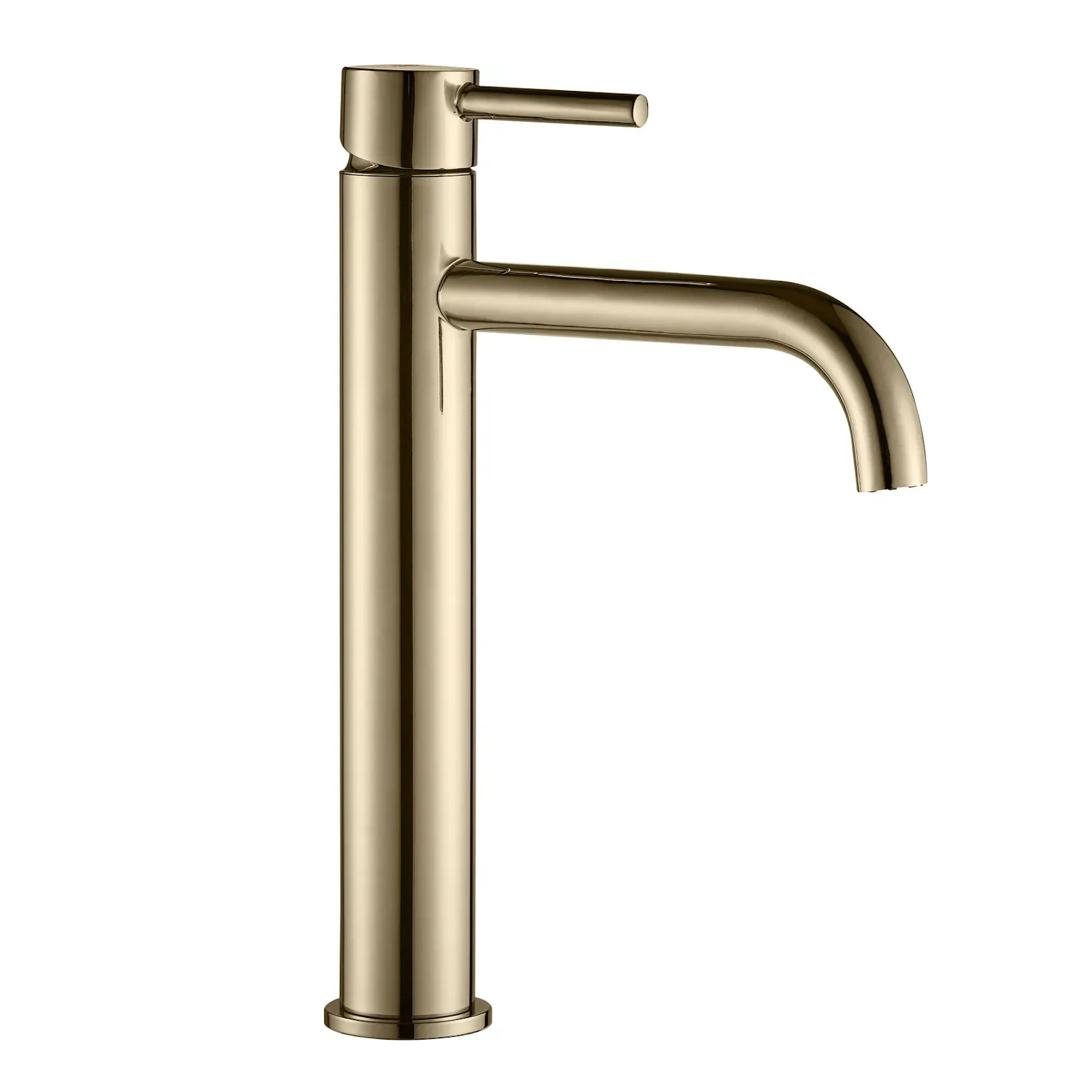 Смеситель для раковины VBI Milano высокий Золотой (VBI-050101GL)