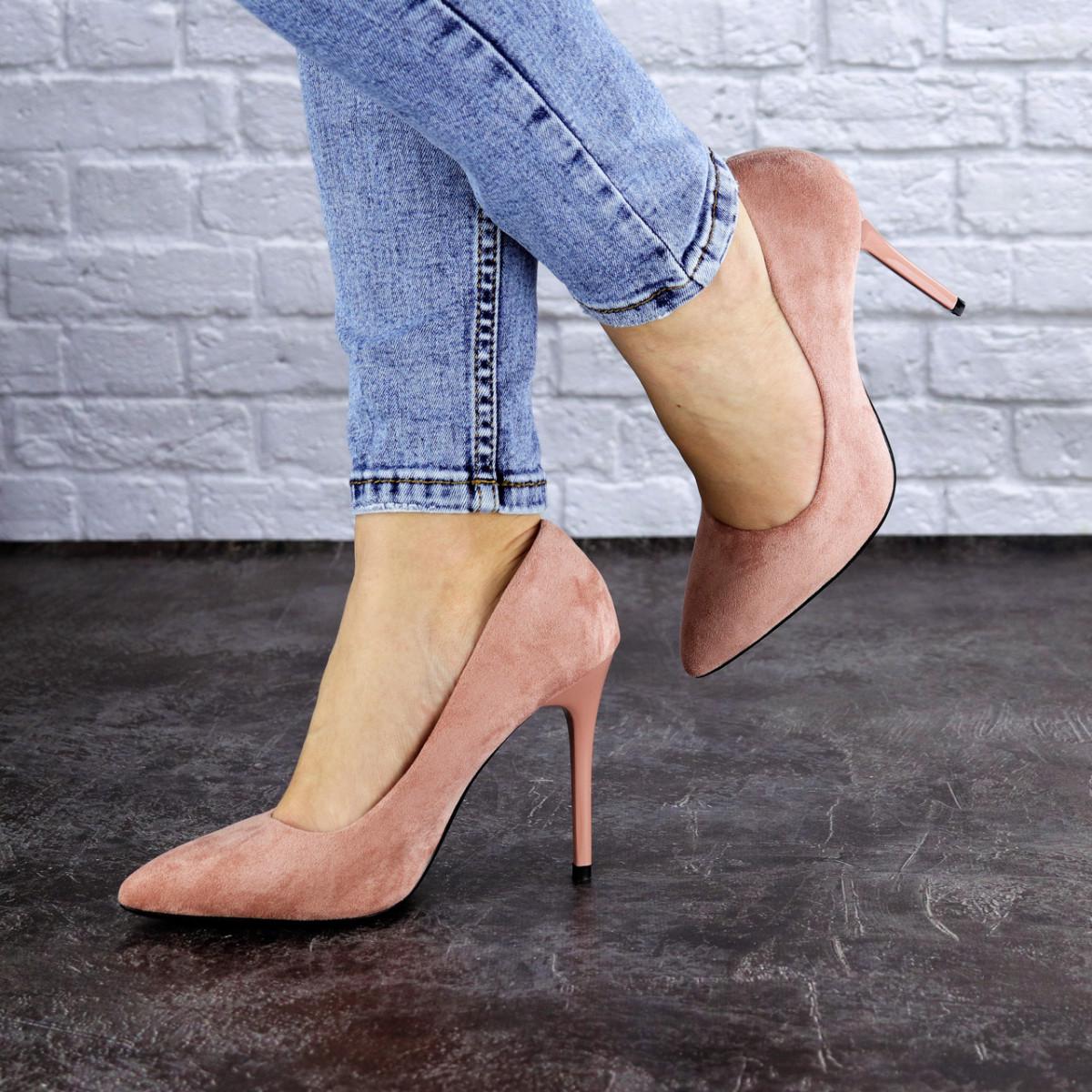 Туфли женские на каблуке Fashion р. 38 24,5 см Розовый (1928)