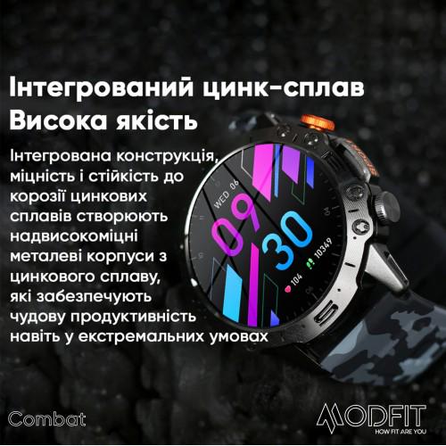 Смарт-годинник Modfit Combat All Black (2040673770) - фото 11