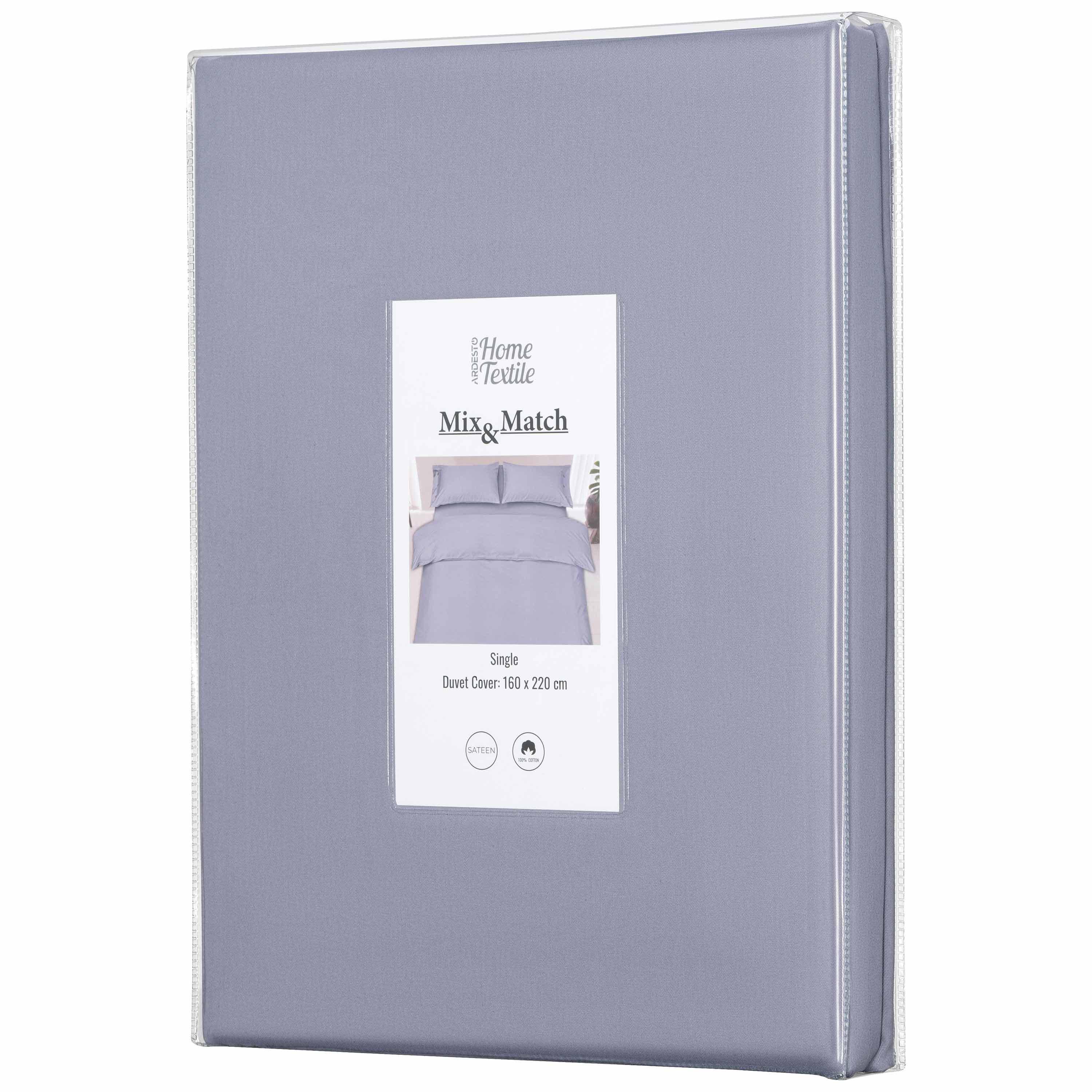 Пододеяльник Ardesto Mix&Match 160х220 см Туман (ART1622DVF) - фото 3