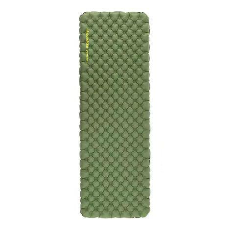 Коврик надувной одноместный с мешком-насосом Naturehike CNK2450WS014 R4.6 ST 186 см Green (6976023926808)