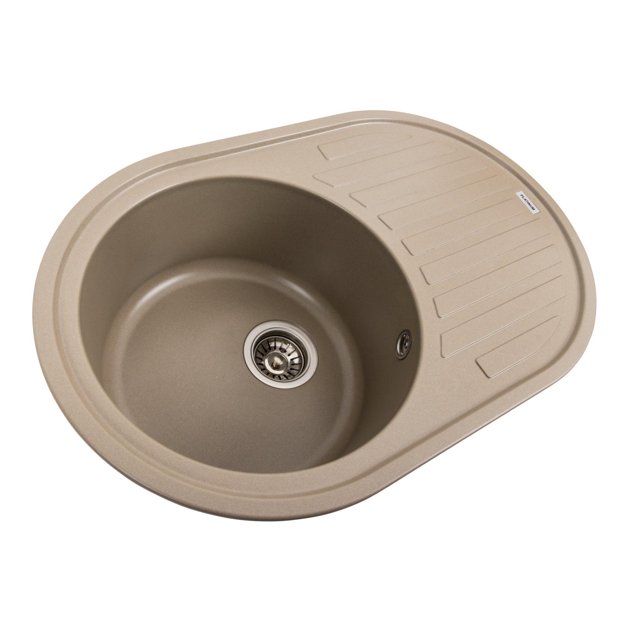 Мийка гранітна для кухні Platinum 7750 LIRA матова Титан - фото 2