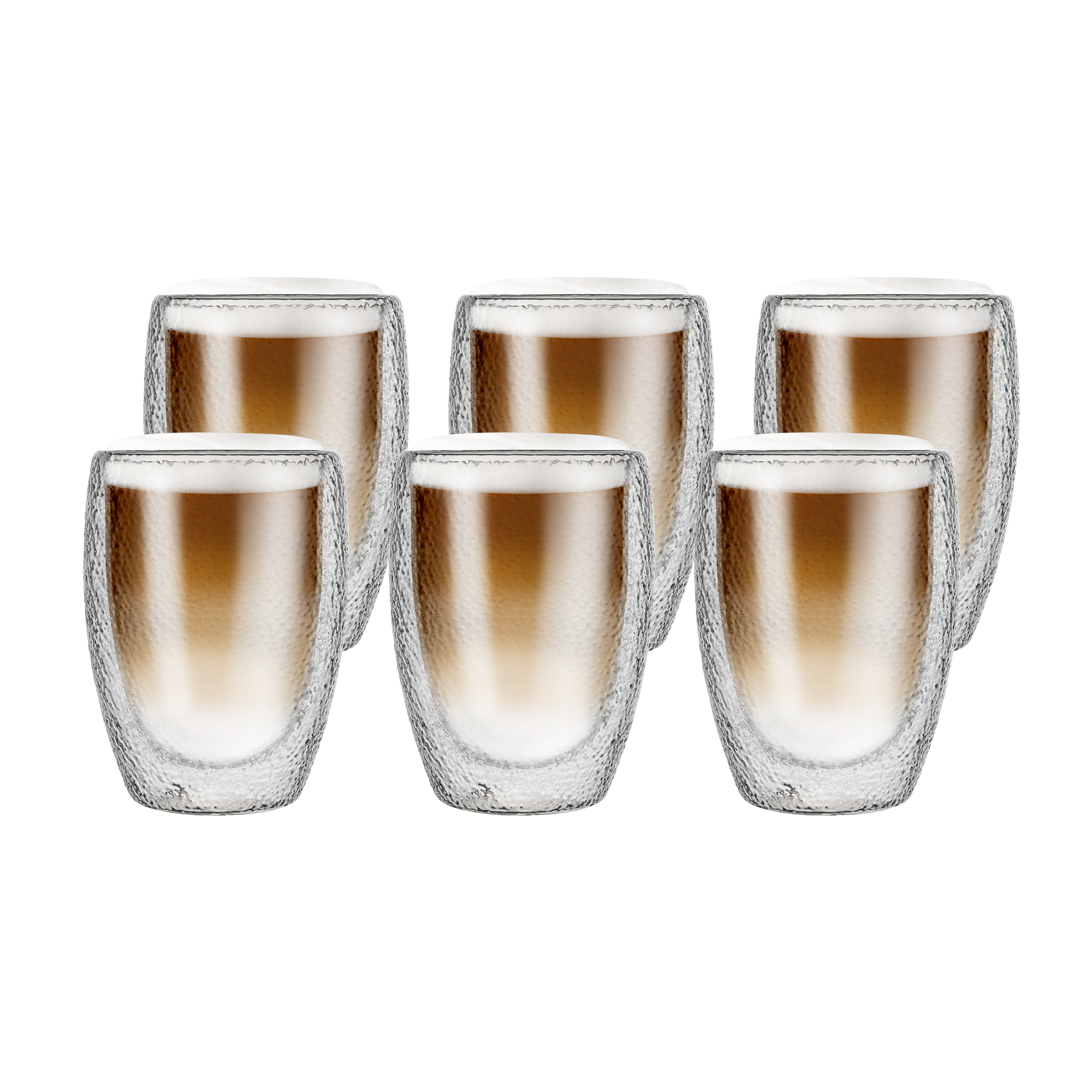 Набір склянок з подвійними стінками 350 мл 6 шт. (24408044)