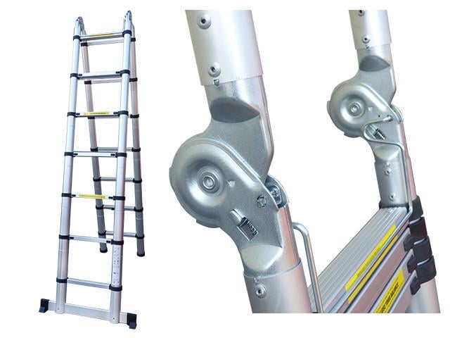 Лестница-трансформер алюминиевая телескопическая раскладная 4,4 м (2104618749) - фото 15 Лестница-трансформер алюминиевая телескопическая раскладная 4,4 м (2104618749) - фото 15
