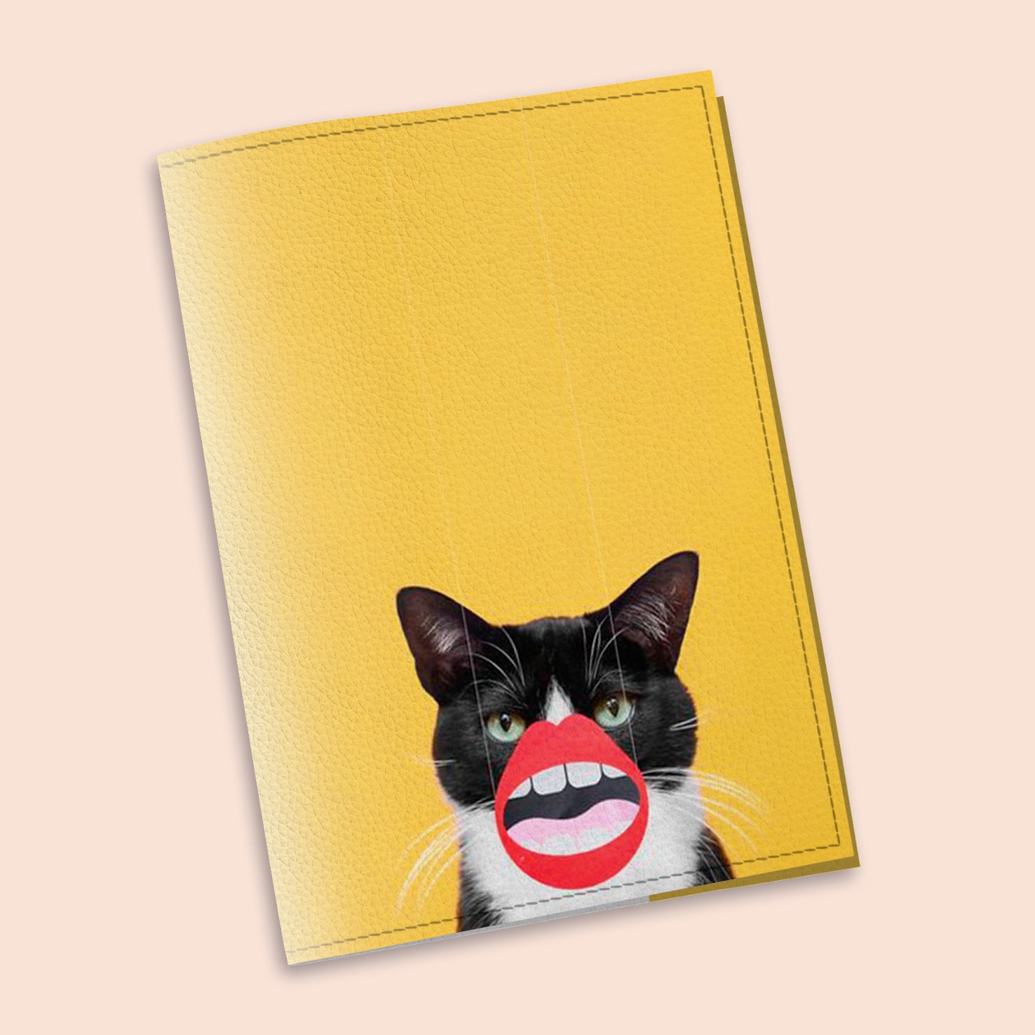 Обложка на паспорт The cover Кот 9,6x13,3 см (912018)