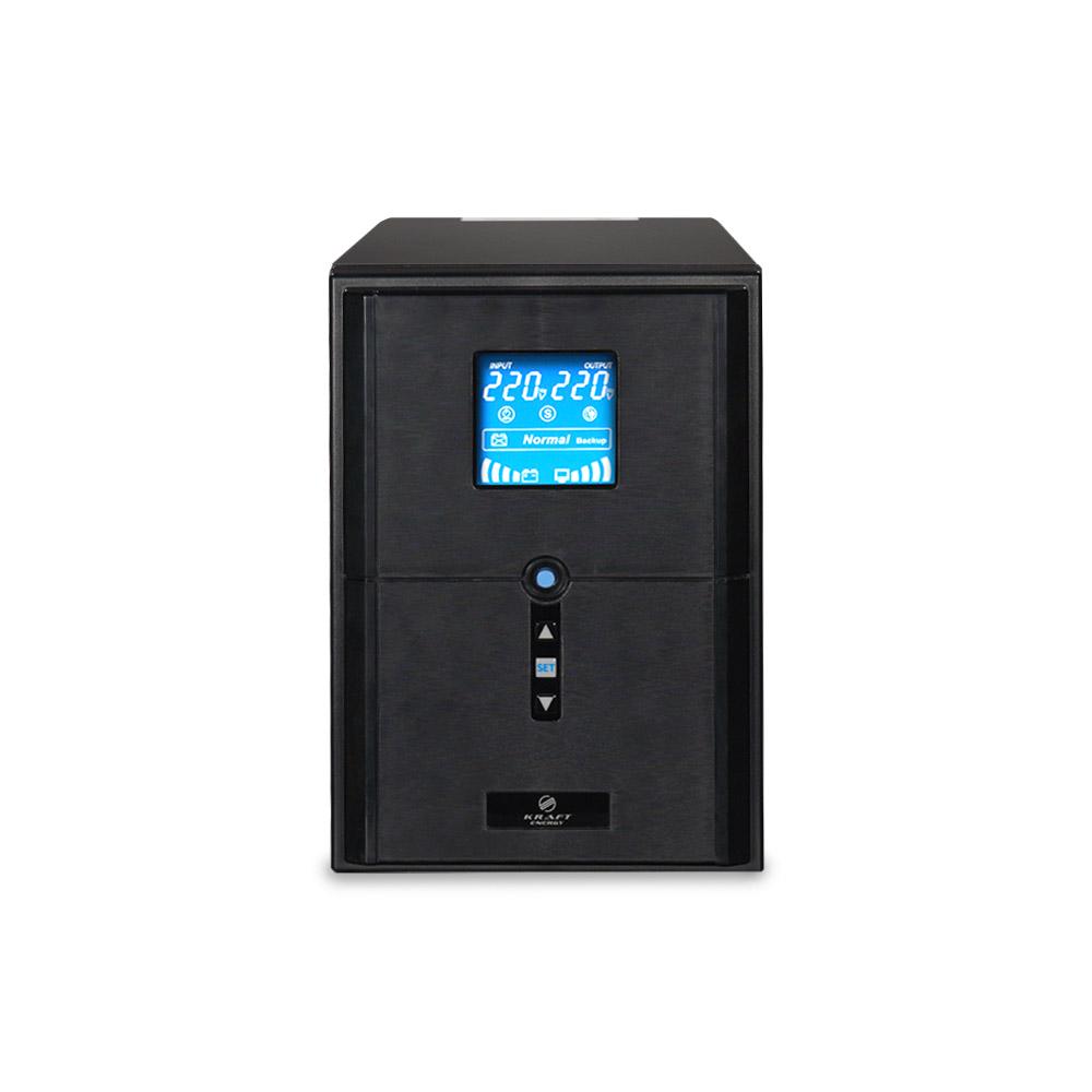 Комплект резервного питания Kraft UPS PSW-2000VA LCD 1600W 24V и гелевая батарея 1143 Wh (42-00063-2) - фото 2