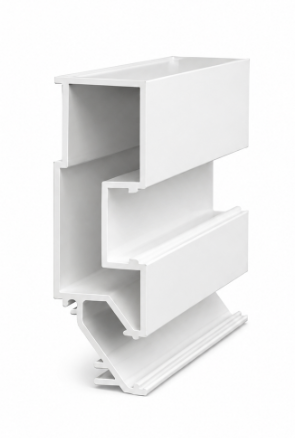 Профиль ArtLine STEP 6 для ниш натяжных потолков с LED-подсветкой алюминиевый 2 м Белый (25,407_2 мБ)