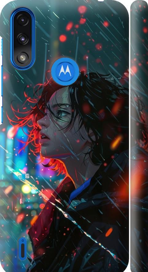 Чехол на Motorola E7 Power Ночные огни (6096m-2284-42517)