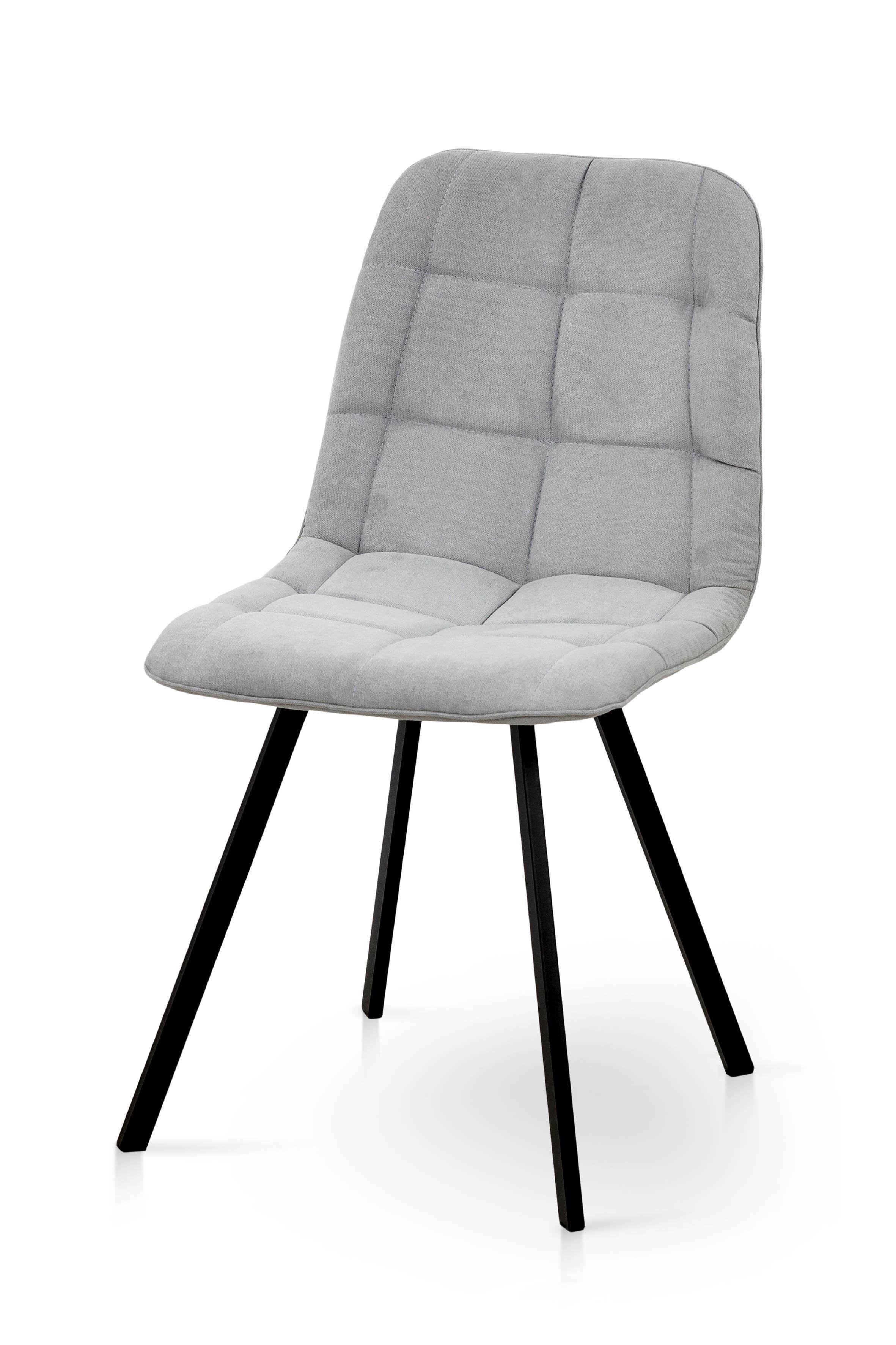 Стілець для кухні та вітальні Фіджи Софт 470х840х580 мм Чорний/Світло-сірий (GAА0056046) - фото 2 Стілець для кухні та вітальні Фіджи Софт 470х840х580 мм Чорний/Світло-сірий (GAА0056046) - фото 2