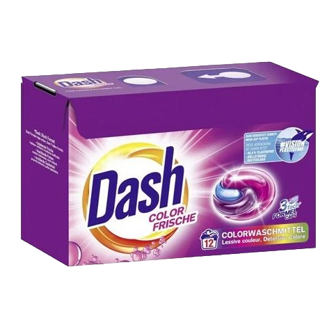 Капсулы для стирки Dash Alpen Frische COLOR 12 шт. (12083911)