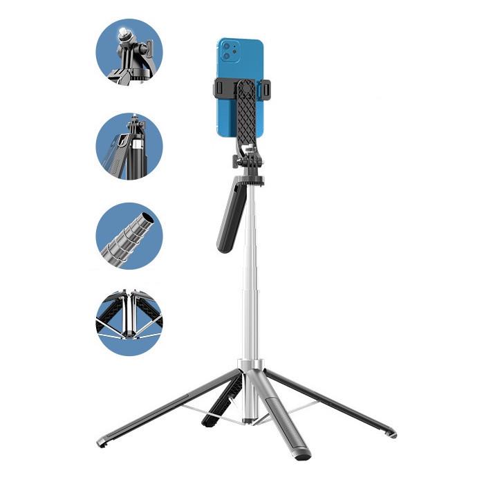 Штатив для телефону AC Prof P180 kr з пультом на чотирьох ніжках 45-180 см (2272575232) - фото 2