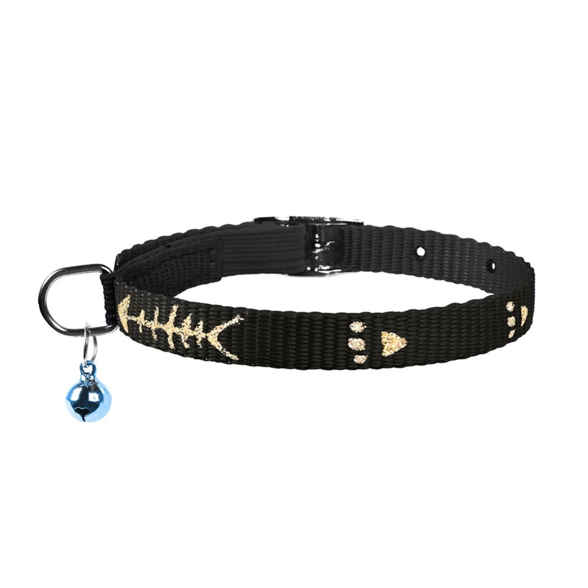 Ошейник Dog Extreme Рыбка нейлоновый 10 мм 22-30 см Черный Ошейник Dog Extreme Рыбка нейлоновый 10 мм 22-30 см Черный