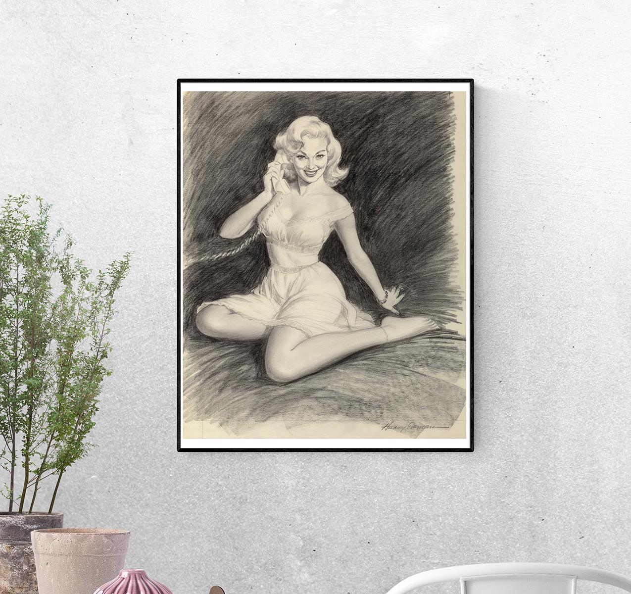 Постер По телефону. Гарри Экман формат А-1 (pin_up010228_Poster)