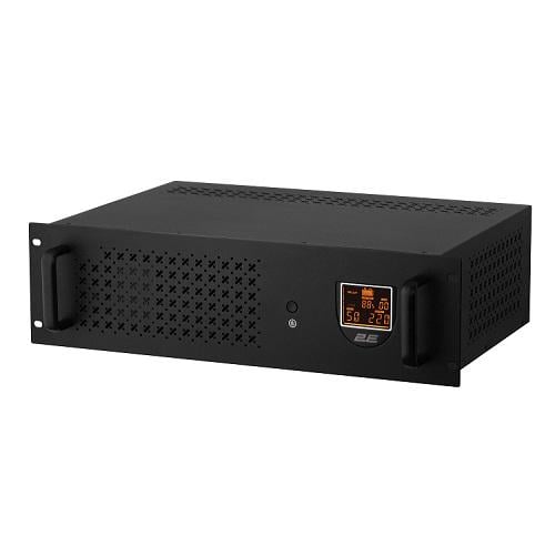 Источник бесперебойного питания 2E 2E-RE1500 1500VA/900W RM 3U LCD USB 3xSchuko (582465)