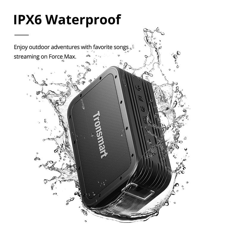 Портативная колонка Tronsmart Force Max IPX6 AUX/USB/TF 80 Вт TWS EQ 13h Max Black (588017) - фото 12