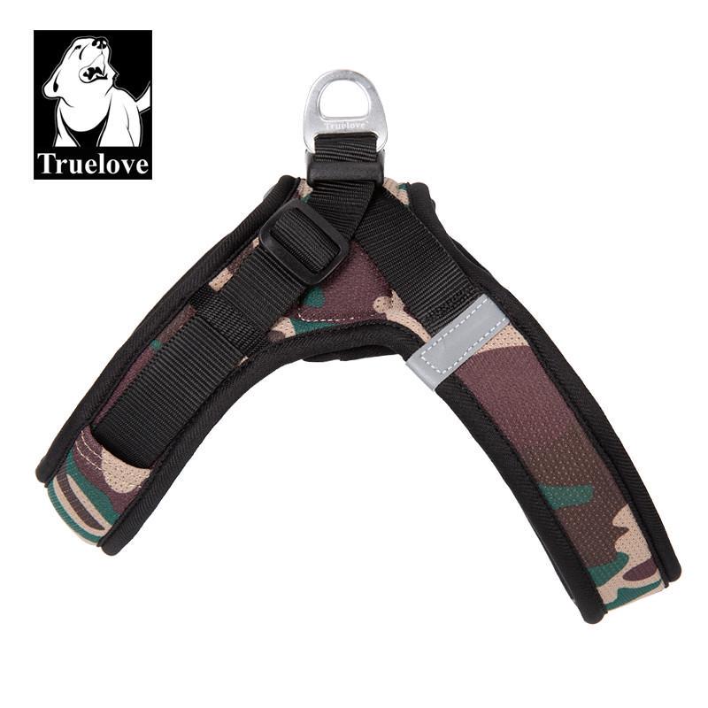 Шлея для собак Truelove TLH3013 регулируемая светоотражающая нейлоновая S 45-53 см Камуфляж (2092096172) - фото 2