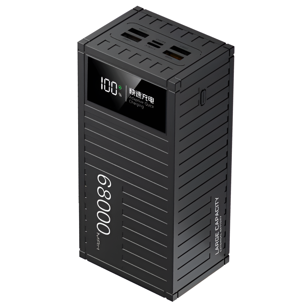 Повербанк Andowl Q-CD6500 68000 mAh швидка зарядка QC3.0 PD30W Чорний (5f1248b7)