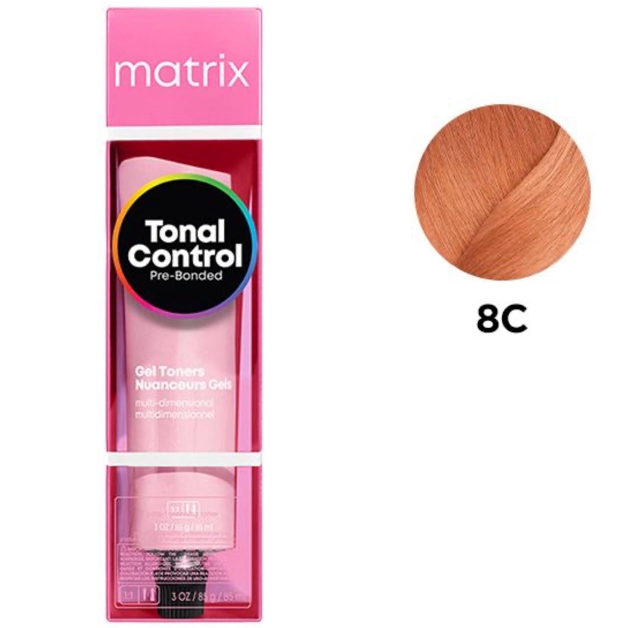 Тонер-краска гелевый на кислотной основе Matrix Tonal Control Pre-Bonded Acidic Gel Toner 8C 90 мл Тонер-краска гелевый на кислотной основе Matrix Tonal Control Pre-Bonded Acidic Gel Toner 8C 90 мл