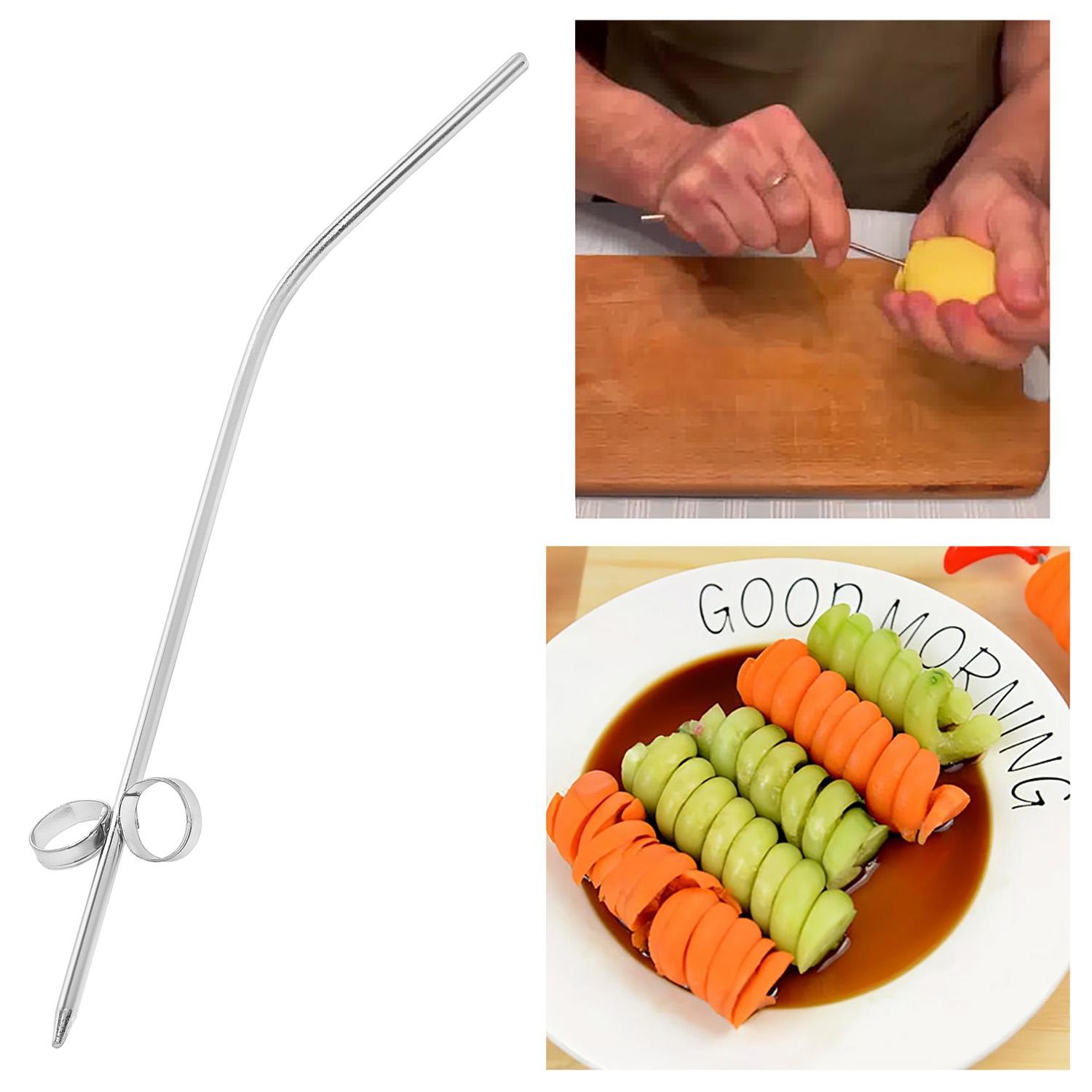 Ніж для карвінгу картоплі та овочів спіраллю 21 см (2174225022) - фото 10 Ніж для карвінгу картоплі та овочів спіраллю 21 см (2174225022) - фото 10