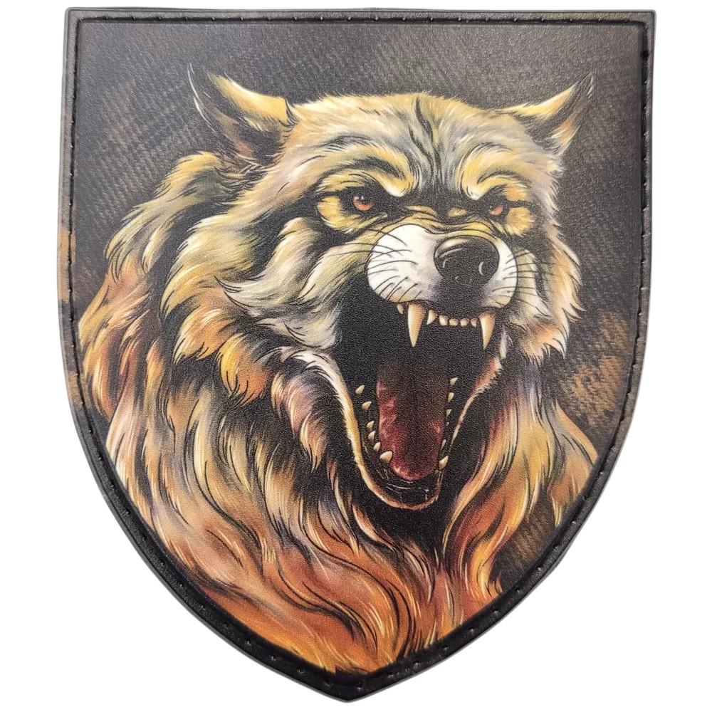 Патч-шеврон Вовк з відкритою пащею (31871449)