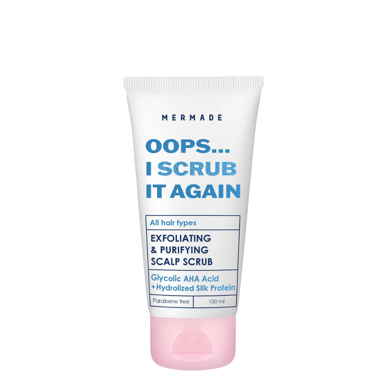 Скраб-пілінг для шкіри голови Mermade АНА Acid&Silk Protein із гліколевою кислотою 100 мл Скраб-пілінг для шкіри голови Mermade АНА Acid&Silk Protein із гліколевою кислотою 100 мл