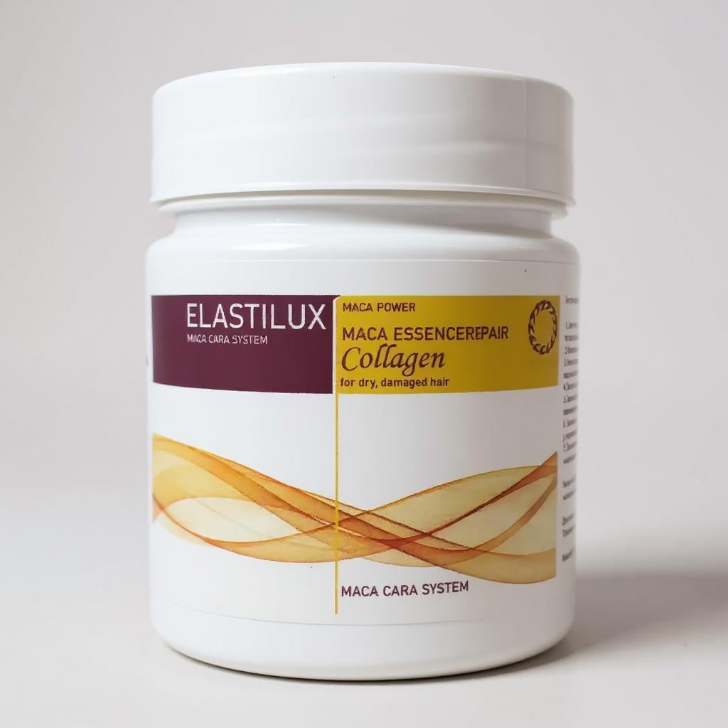 Маска для волос Elastilux Collagen с коллагеном для сухих и поврежденных волос восстановление и уход 180 г