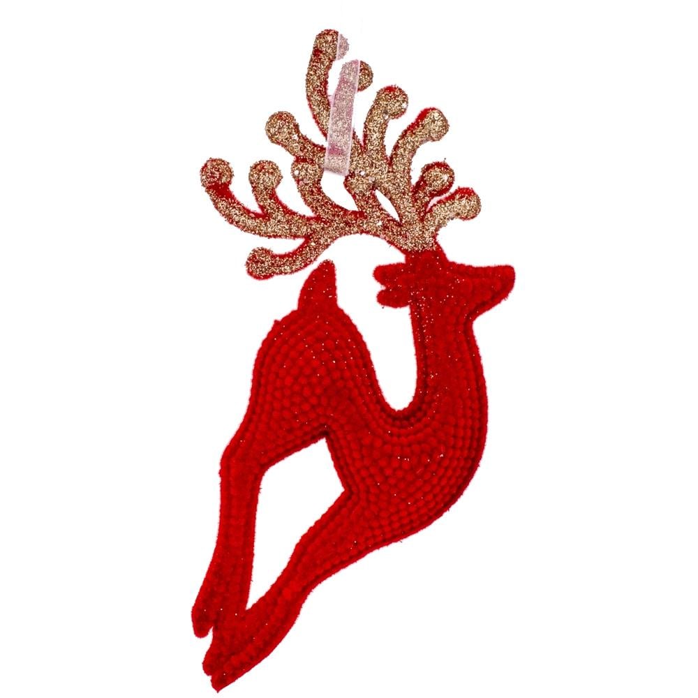 Елочная игрушка Сказочный олень 17,4 см 6 шт. (6027-037)