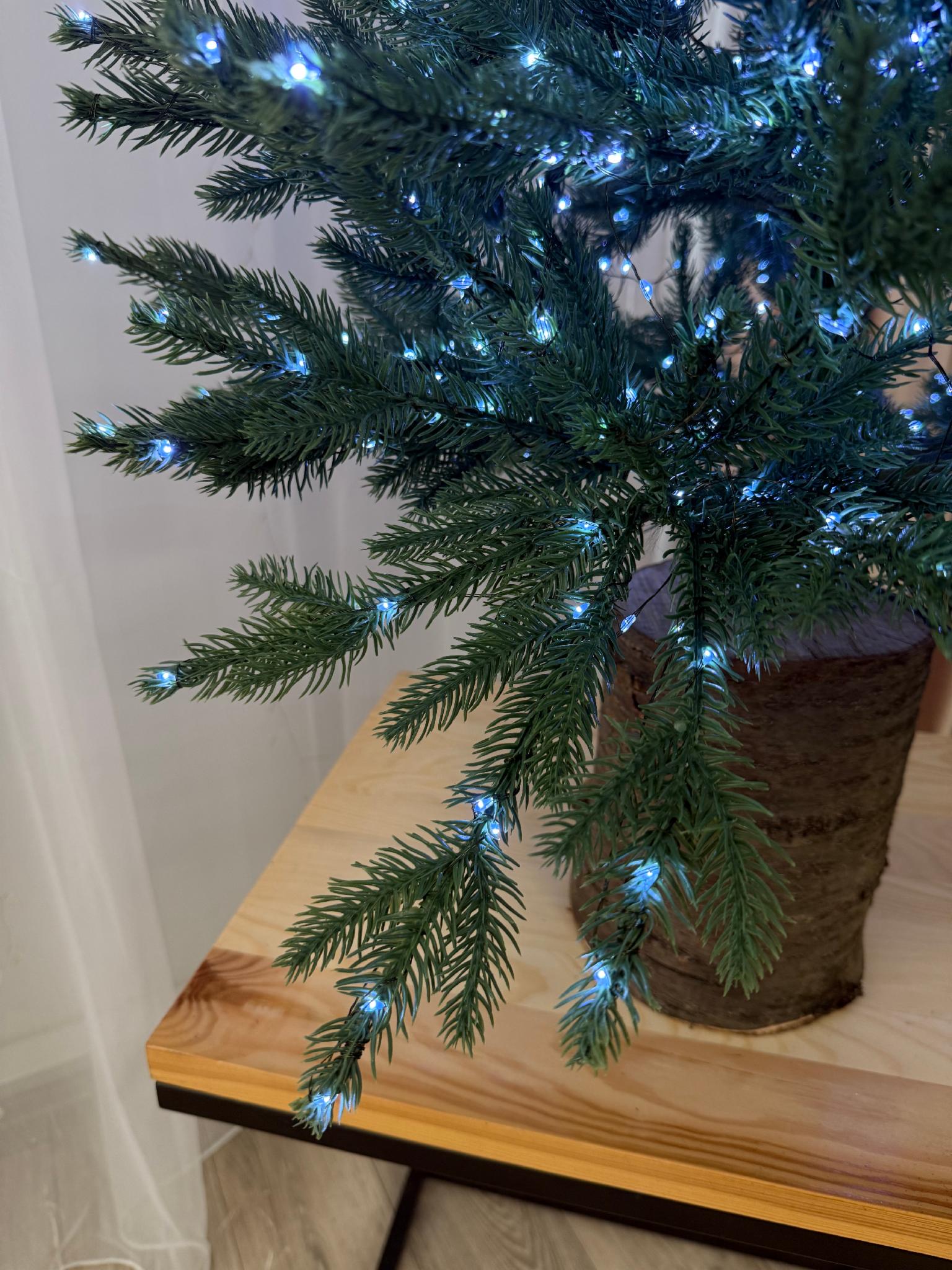 Гірлянда роса на катушки на USB з пультом и 8 режимами 200 м 200 LED на зеленом проводі Холодне світло (FC25003) - фото 8 Гірлянда роса на катушки на USB з пультом и 8 режимами 200 м 200 LED на зеленом проводі Холодне світло (FC25003) - фото 8